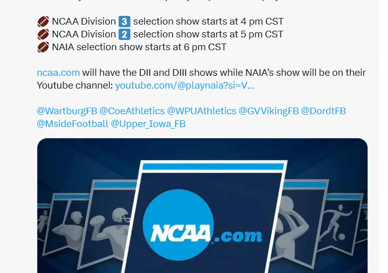 SGI Game Recaps – 11.15.25 NAIA, DIII, DII and FCS Playoffs await